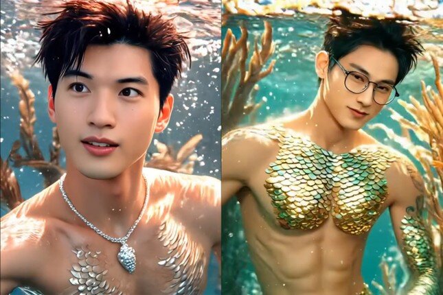 Cộng đồng mạng rủ nhau &#34;hóa&#34; tiên cá bằng AI, ngụp lặn dưới nước nhưng visual vẫn ngời ngời, chị em lưu ngay cách để &#34;đu trend&#34; - 5