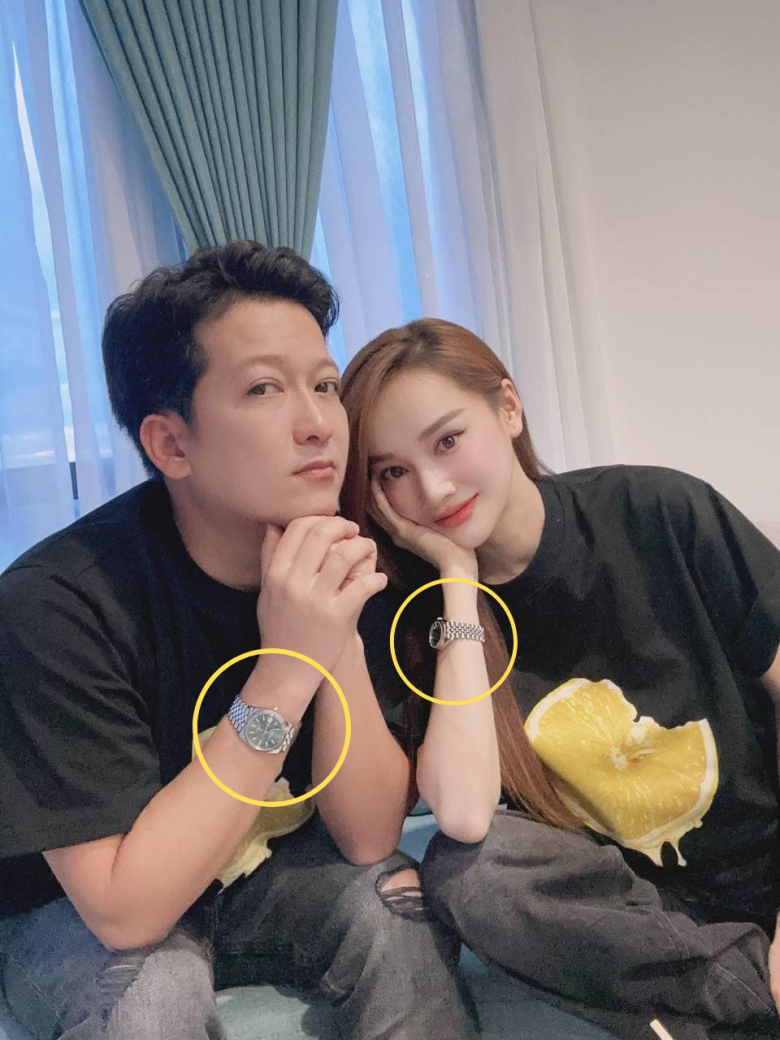 Nhã Phương đeo đồng hồ đôi giá gần nửa tỷ với chồng danh hài "nghèo nhất Vbiz", bụng bầu hiếm hoi "lấp ló" - 2