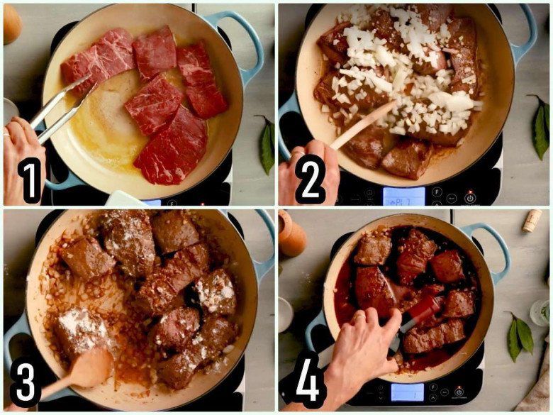 Cách nấu bò sốt vang đơn giản, dễ làm, thơm mềm, ngon đúng điệu - 6