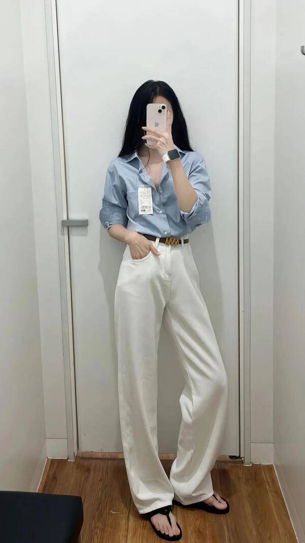 5 cách mặc áo sơ mi đẹp chuẩn sách giáo khoa, nàng công sở dù gầy hay mũm mĩm đều đẹp - 4