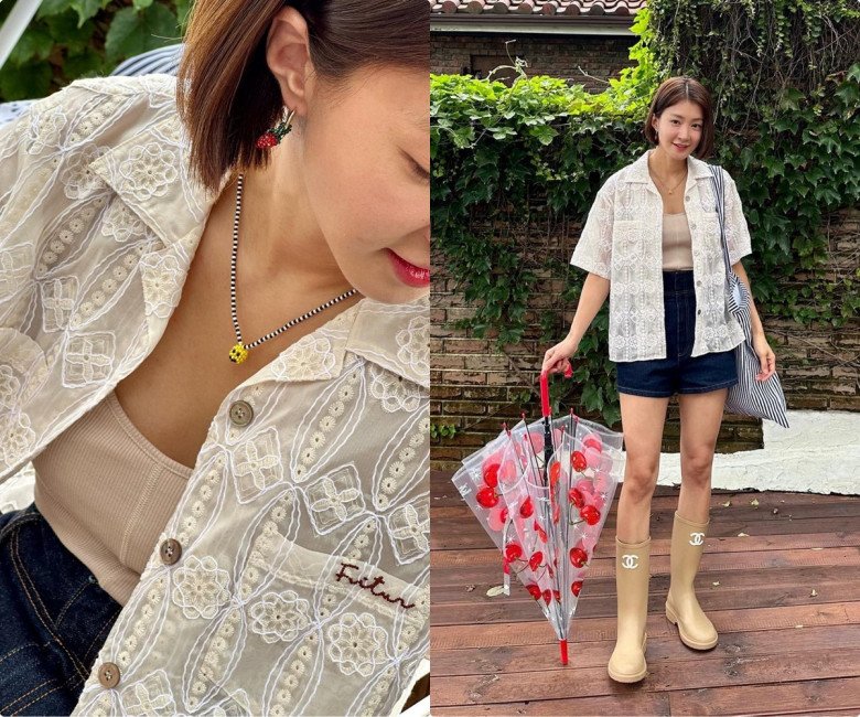 3 combo thời trang thu - đông phụ nữ Hàn rất yêu: Len dệt kim, áo gi-lê và quần bò treo lên ngôi - 6