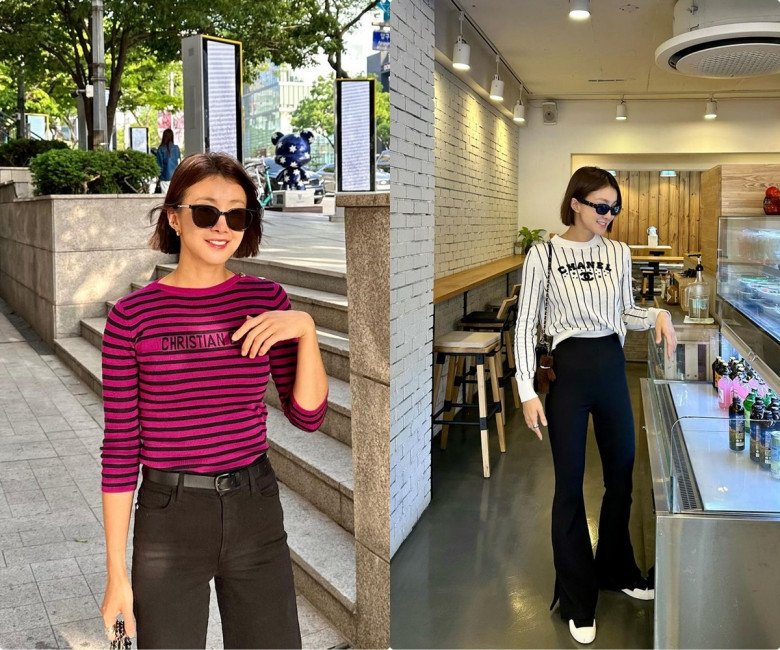 3 combo thời trang thu - đông phụ nữ Hàn rất yêu: Len dệt kim, áo gi-lê và quần bò treo lên ngôi - 7