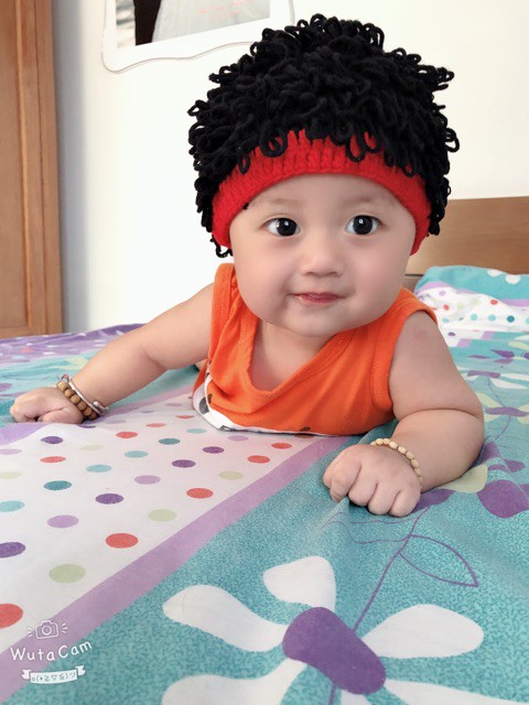 Khỏi lo tạo đủ kiểu hại tóc, nhìn hội nhóc tì nhà sao Việt đội tóc giả mà thích mê - 11