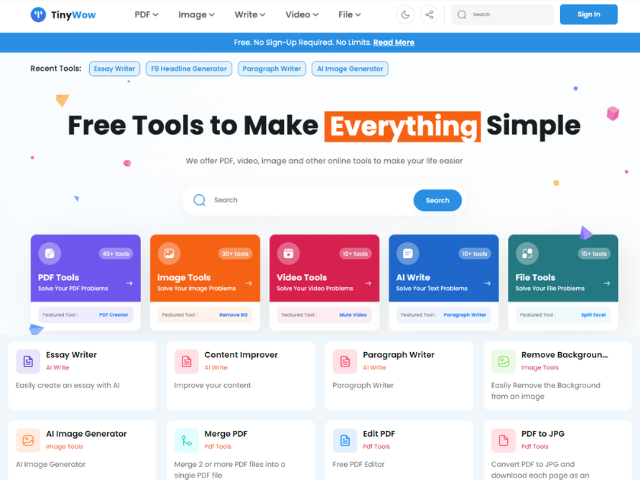Xử lý công việc mượt mà chỉ trong &#34;tích tắc&#34; với 4 trang web thông minh, gây bất ngờ từ lần truy cập đầu tiên - 1