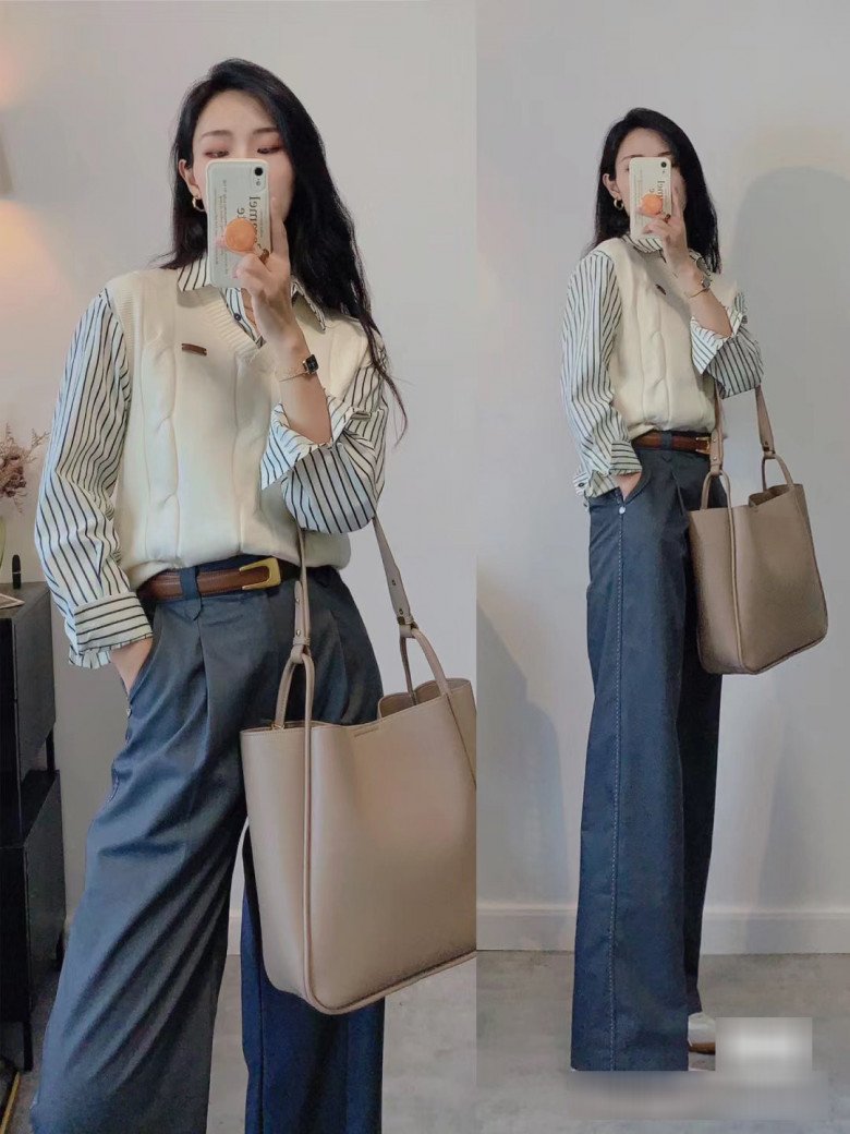 Áo sơ mi là món đồ must-have mùa thu, biết cách xắn tay áo chuẩn, phụ nữ đi làm thêm toả sáng - 9