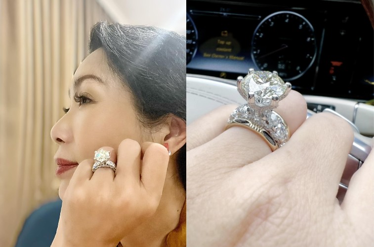 Khi mỹ nhân Việt đeo kim cương đắt giá do chồng tặng, người cuối cùng xỏ nhẫn 22 tỷ &#34;gây sốt&#34; cõi mạng - 3