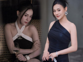 Phương Oanh hậu sinh đôi giảm 17kg, miệt mài diện đầm bó sát đường cong, "dát" đồ hiệu ra dáng vợ chủ tịch