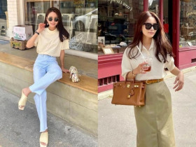Phụ nữ 25 - 45 tuổi cứ áp dụng 4 set đồ công sở của nữ blogger Hàn Quốc, đi làm đẹp miễn chê