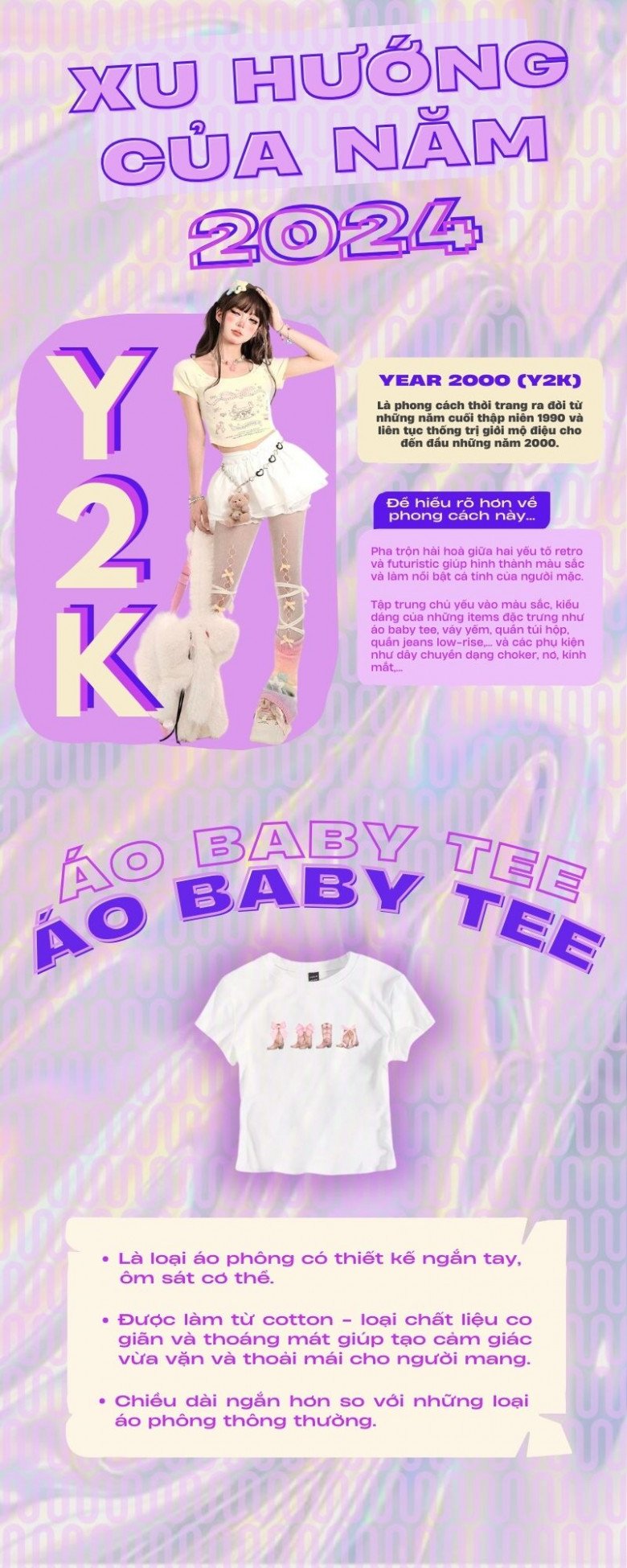 Baby Tee - mẫu áo hot từ 2023 đến 2024 chưa hạ nhiệt, mặc với món đồ nào cũng trẻ xinh như em bé - 4
