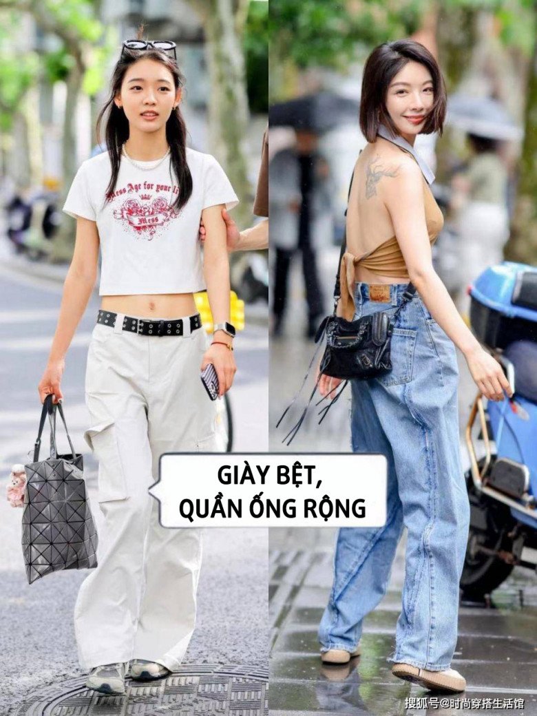 Mặc quần ống rộng mang giày cao gót hay giày đế bệt? Có một kiểu giày &#34;toàn năng&#34; với chị em công sở - 5