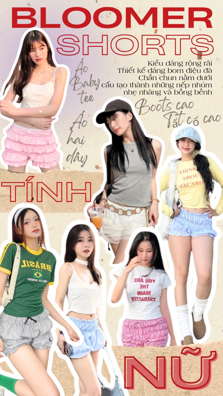 Bloomer Shorts - kiểu quần giúp khoe chân dài &#34;phủ sóng&#34; hè phố, hội gái xinh ai cũng mê - 4