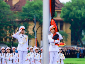 Xúc động Lễ thượng cờ rủ Quốc tang Tổng bí thư Nguyễn Phú Trọng