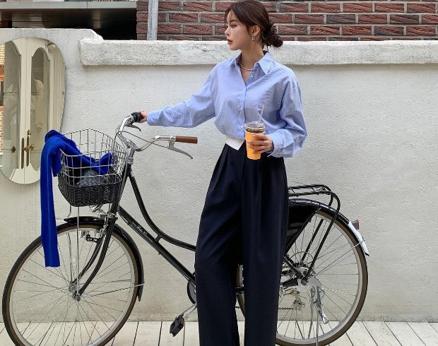 Mặc áo gì với quần ống rộng? Chị em công sở sành ăn mặc chỉ cần duy nhất một kiểu áo, mặc đẹp 365 ngày - 6