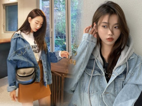 8 kiểu váy áo phối với áo khoác denim đẹp và cá tính, được các tín đồ thời trang yêu thích nhất