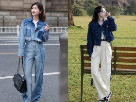 Mặc quần gì với áo khoác denim đẹp nhất? Kết hợp với 10 kiểu này giúp nàng tôn dáng lại hợp thời trang