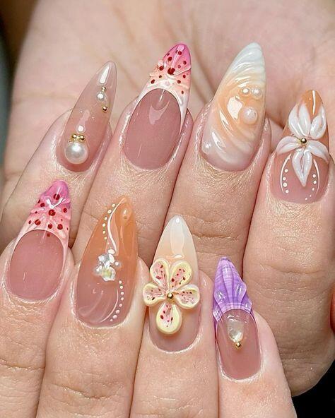 Thống lĩnh đường đua sắc đẹp cuối năm 2024 là mẫu nail hoa lan, chị em thử một lần là mê cả đời - 6