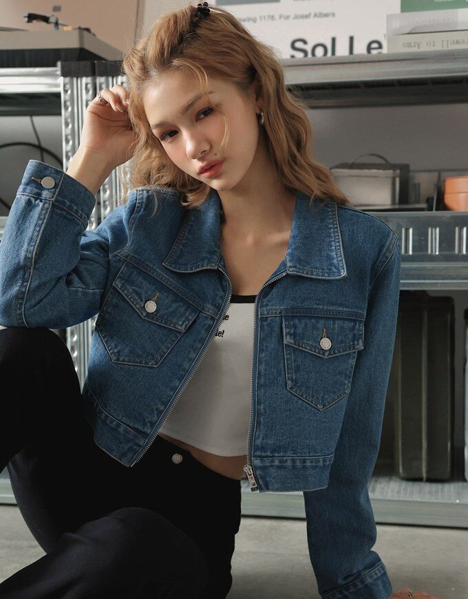 8 kiểu váy áo phối với áo khoác denim đẹp và cá tính, được các tín đồ thời trang yêu thích nhất - 5