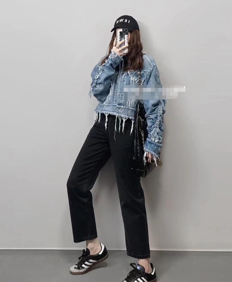 Mặc quần gì với áo khoác denim đẹp nhất? Kết hợp với 10 kiểu này giúp nàng tôn dáng lại hợp thời trang - 7