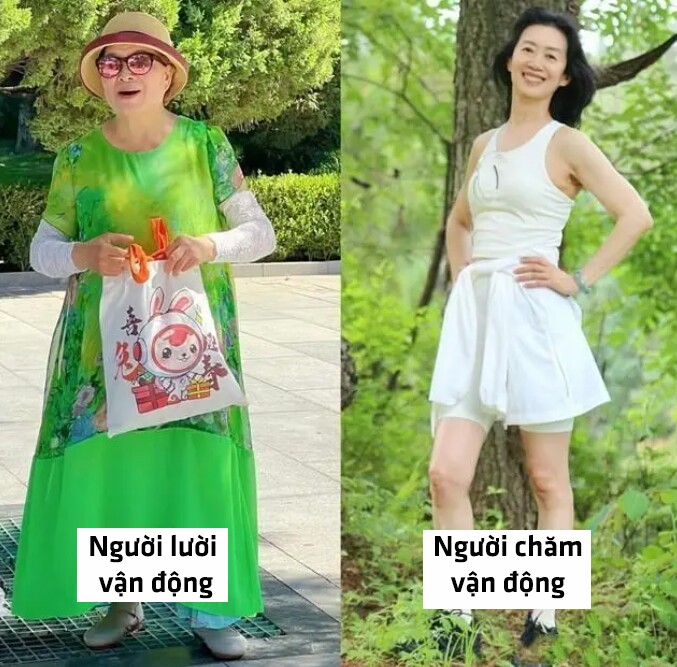 Phụ nữ lúc trẻ không tập luyện, sau 40 tuổi ngoại hình ra sao? Nhìn 4 điểm này, nhiều người vội thay đổi - 5