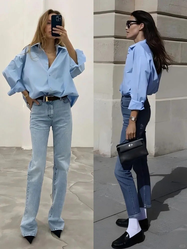 Muốn mặc quần jeans đẹp và thanh lịch chuẩn quý cô nước Pháp, cứ &#34;học lỏm&#34; 5 cách phối đồ này - 5