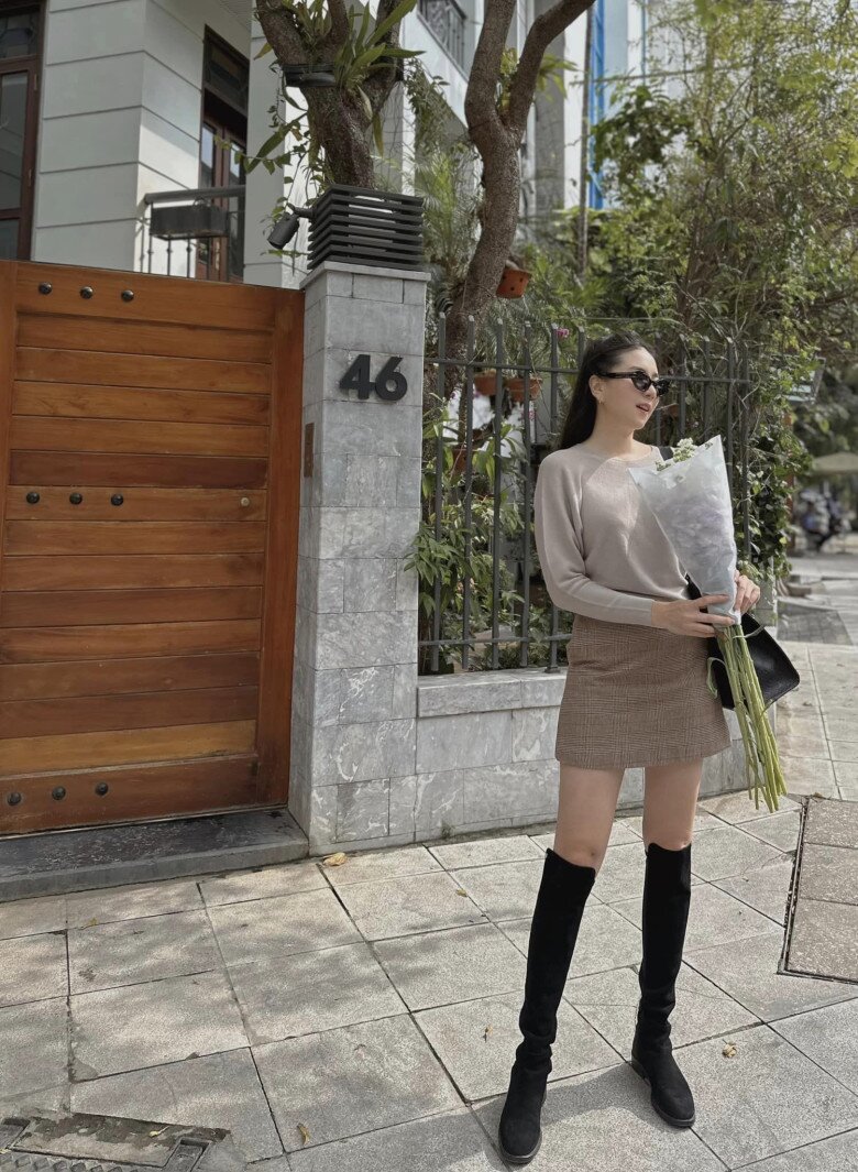 Học MC Mai Ngọc cách phối chân váy chỉ với 3 mẫu cơ bản, đẹp từ đông sang hè - 7