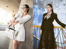 Nữ giảng viên đại học sành điệu nhất nhì showbiz, xách cả "lâu đài" xuống phố, sang chảnh từ giảng đường ra phố khó ai đọ lại