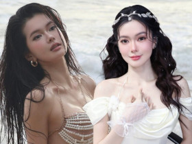 Xuất hiện nàng tiên cá đẹp siêu thực như tạo bởi IA, sâu ngọc trai làm áo tắm khoe làn da trắng mịn như sương mai