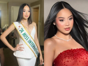 Không nhận ra Hoa hậu Thanh Thủy, nhan sắc khác lạ khi đi công tác tại Mỹ gây nhiều tranh cãi
