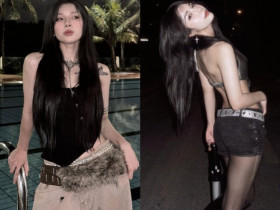 Tân binh 1999 bất ngờ vụt lên vượt qua loạt Em xinh kỳ cựu, gu thời trang chất khỏi bàn chỉ ưng diện toàn màu tối
