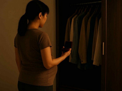 Con đi trại hè, chồng đi công tác, tôi ở nhà ôm bụng bầu và phát hiện bí mật giấu kín trong tủ quần áo