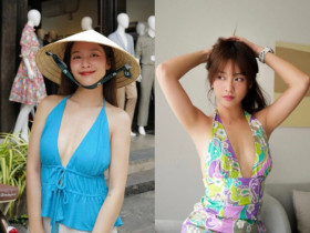 Hot girl boxing từng gầy trơ xương đáng báo động, nay tròn trịa thấy rõ, chuộng mốt áo váy khoét sâu gợi cảm