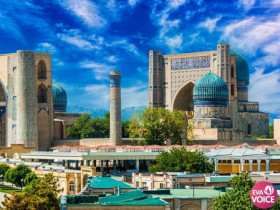 Vẻ đẹp huyền thoại của Samarkand, Uzbekistan, viên ngọc lấp lánh trên Con đường Tơ Lụa