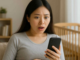 Chồng suốt ngày đi công tác, vợ bầu sinh nghi bèn lén đọc tin nhắn thì sững sờ với nội dung