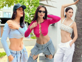 "Mẹ chồng" U45 vẫn có body nhiều thiếu nữ chào thua, diện toàn áo ngắn cỡ gang tay khiến dân mạng sợ lộ hàng