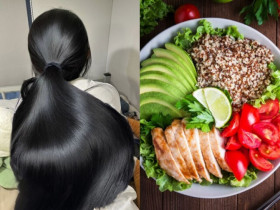 Muốn có mái tóc dày mượt như dòng suối mà không tốn kém, chị em áp dụng công thức "tăng 6 giảm 6" mỗi ngày