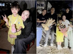Mẹ con sao nhí Cherry An Nhiên vất vả đi quay tới 3 giờ sáng, phim mới đóng cùng Hồng Đăng?