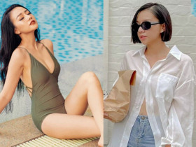 Mỹ nhân Việt buông lơi cúc áo đi mua bánh mì: Từng đóng phim Gạo Nếp Gạo Tẻ, thân hình "nét căng"