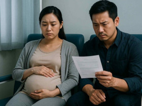Chồng đi công tác về thấy nhà có mùi lạ bèn đưa vợ bầu đi xét nghiệm ADN, sự thật khiến anh bật khóc