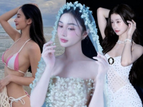 Hot girl trà sữa được báo Thái tung hô là minh tinh quyến rũ nhất Việt Nam, nghiện mặc táo bạo khoe vòng một "dao kéo"