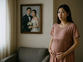 Về ra mắt khi đã có bầu, tôi sững sờ khi thấy ảnh cưới của anh treo trên tường