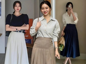 Nàng công sở "ba mét bẻ đôi" cứ diện 4 chân váy này: Vừa thanh lịch lại tôn dáng cực đỉnh!