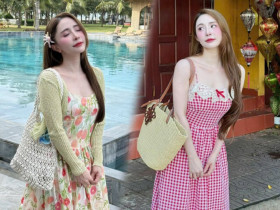 Quỳnh Nga U40 trông như gái 18 nhờ mê 2 kiểu váy áo “hack tuổi”, đẹp phơi phới sau một lần đò