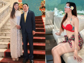 Người đẹp nóng bỏng đứng cạnh Bầu Hiển: Hot girl một thời giờ là mẹ 2 con, làm giám đốc marketing ngân hàng
