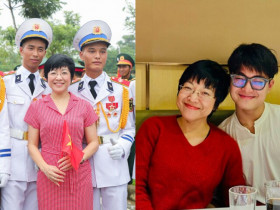 Nữ MC VTV "lọt thỏm" giữa dàn chiến sĩ tập luyện cho nhiệm vụ A80: Có con trai 2k5 nổi tiếng "rần rần" trên mạng