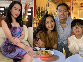 "Vợ phó giám đốc Sở Xây dựng" là "hoa hậu màn ảnh": Hạnh phúc sau sóng gió, giờ quý tử làm nhạc công điển trai