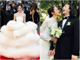 “Nữ thần” thảm đỏ cưới chồng trạc tuổi bố, 3 năm sinh 2 đứa, vác bụng bầu đi làm nuôi cả nhà chồng