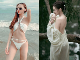 Hot girl Việt là bản sao của Elly Trần, suýt mất cằm sau 6 lần "dao kéo", U35 toàn mặc trễ nải khoe "cặp tuyết lê" căng tràn