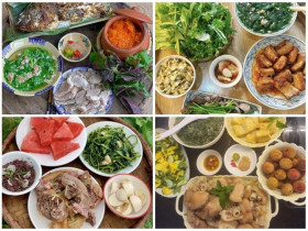 Tuyển tập 14 mâm cơm hè hấp dẫn, trời nắng nóng mấy mà nhìn vẫn thèm được ăn