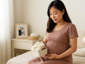Tháng cuối thai kỳ, tôi nhận món quà bất ngờ từ người chồng đã rời xa