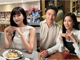 Mỹ nhân VTV nhận bó hoa đầu tiên từ chồng sau 5 năm yêu, được "đẩy thuyền" từ Đình Tú tới Trọng Lân